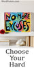 No More Excuses -Motivating Encouraging Quotes Wall Decor FAIRE